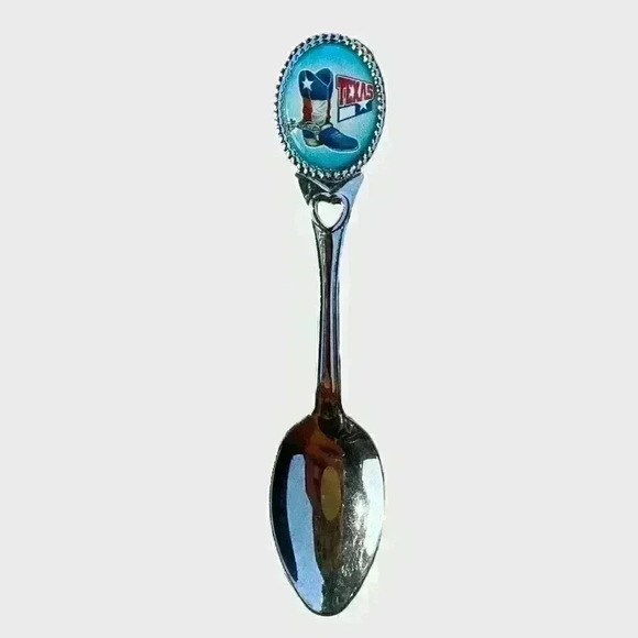 *5 for $15* Texas Flag Cowboy Boot Souvenir Spoon - Picture 1 of 4